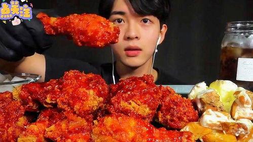 吃瓜吃爆辣炸鸡视频,吃瓜群众的极限体验