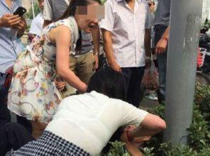 逆行女士吃瓜,一场意外的吃瓜盛宴